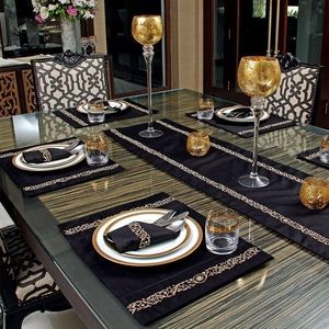Black Table Placemat sets